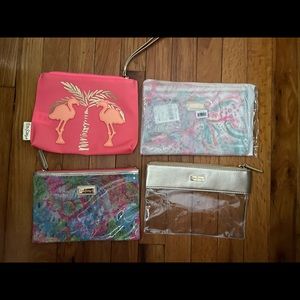 Four Lilly Pulitzer plastic cases
